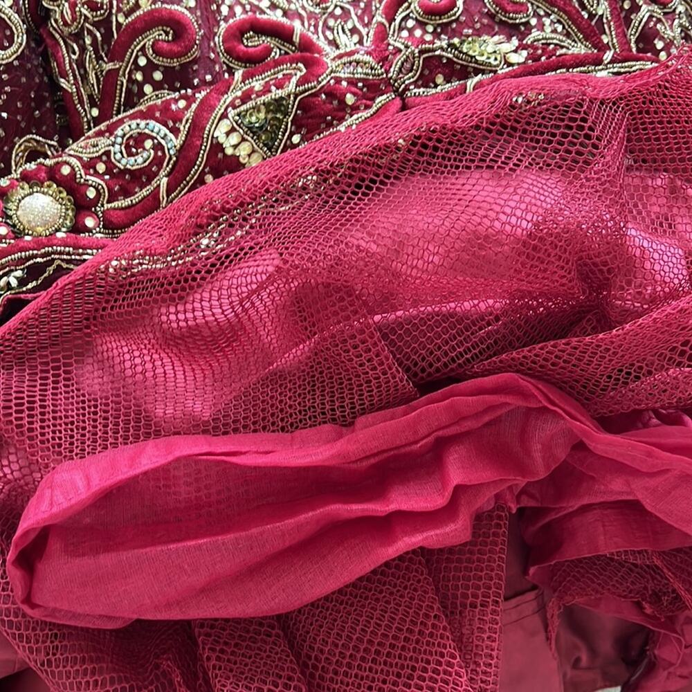 Embroidered Wedding Guest Dress - Picture 7 of 12